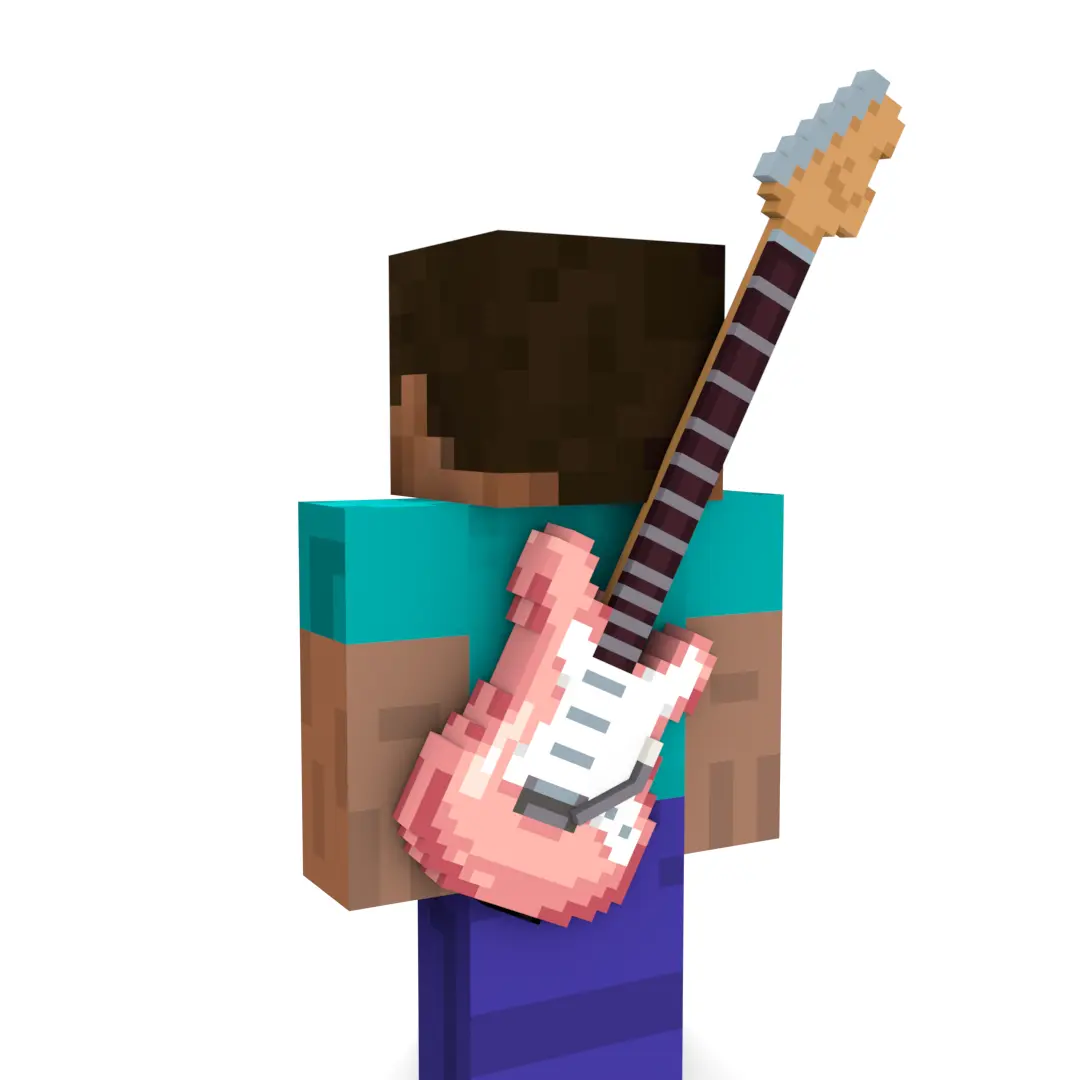 Guitar (Pink)