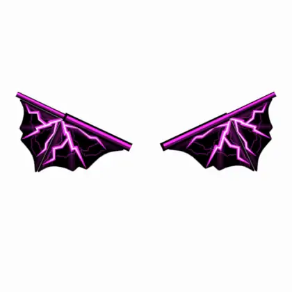 Lightning Wings (Solid Pink)