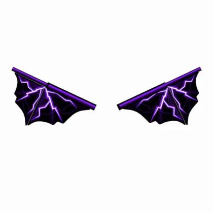 Lightning Wings (Solid Purple)