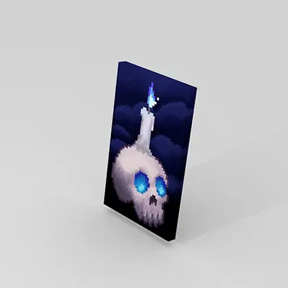 Greninja Skull (Blue)