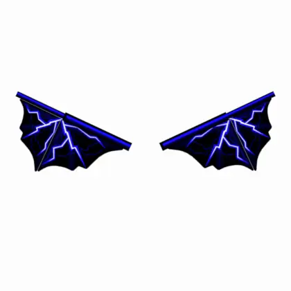 Lightning Wings (Solid Blue)