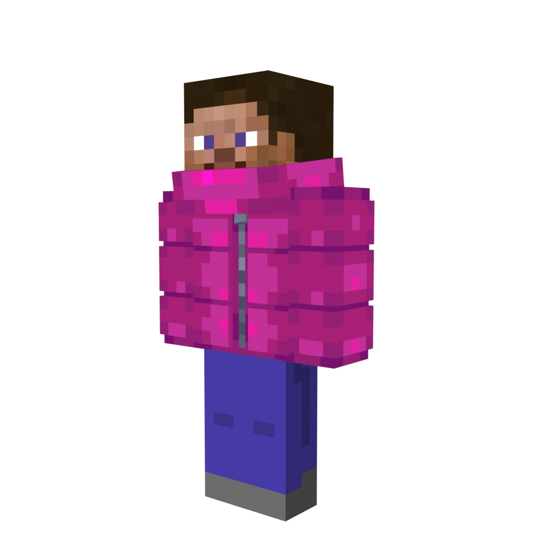 Puffer Jacket (Pink)