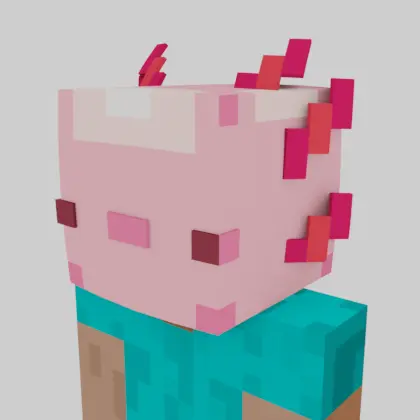 Axolotl Mask	Pink